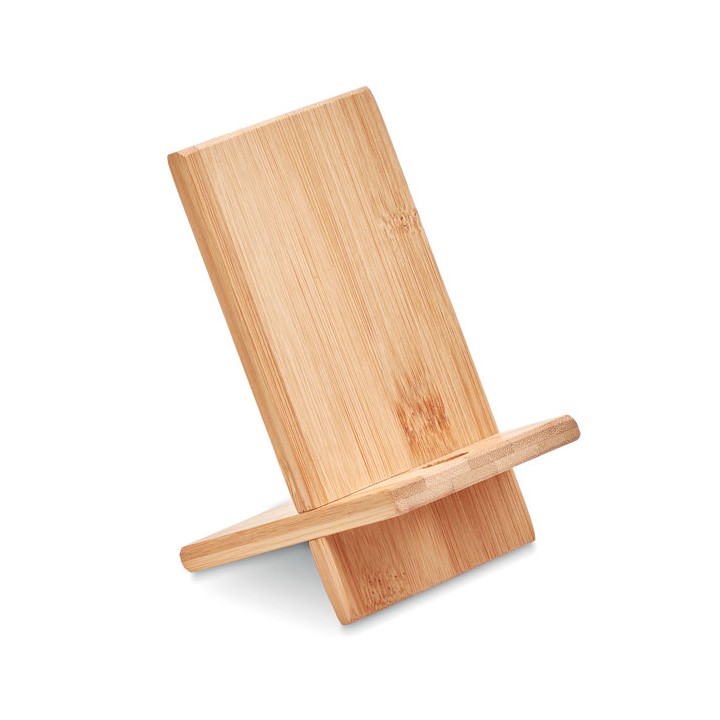 Support de téléphone en bambou
