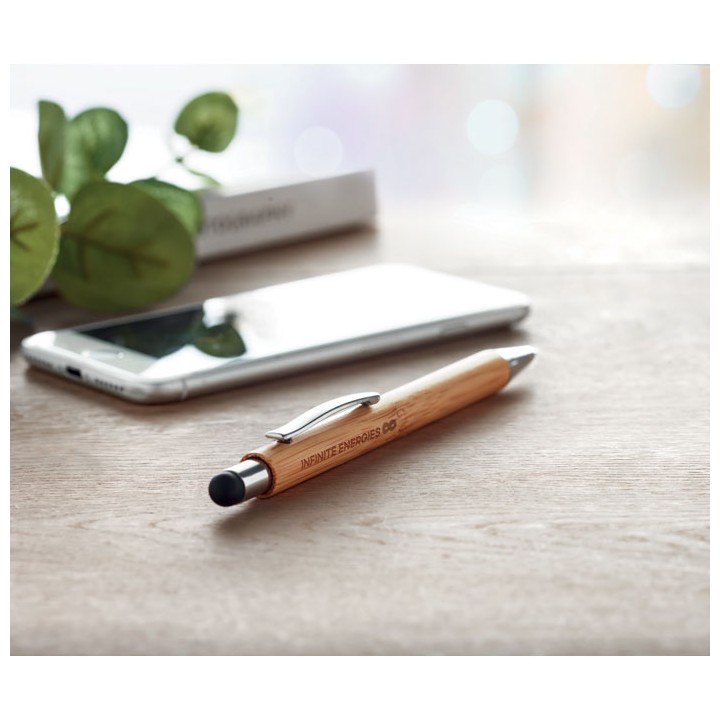 Stylo stylet bambou