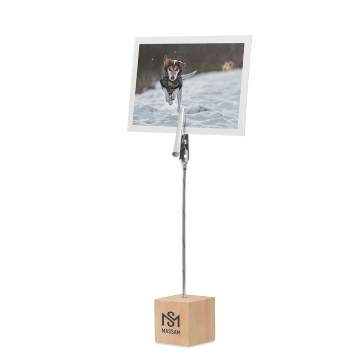 Clip mémos en bois de pin