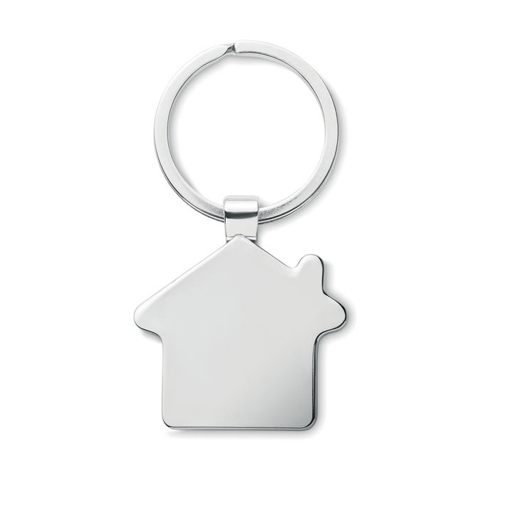 Porte-clés maison métal bambou