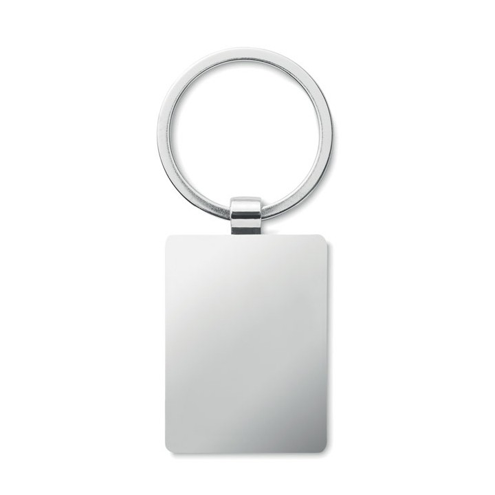 Porte-clés rectangle en bambou