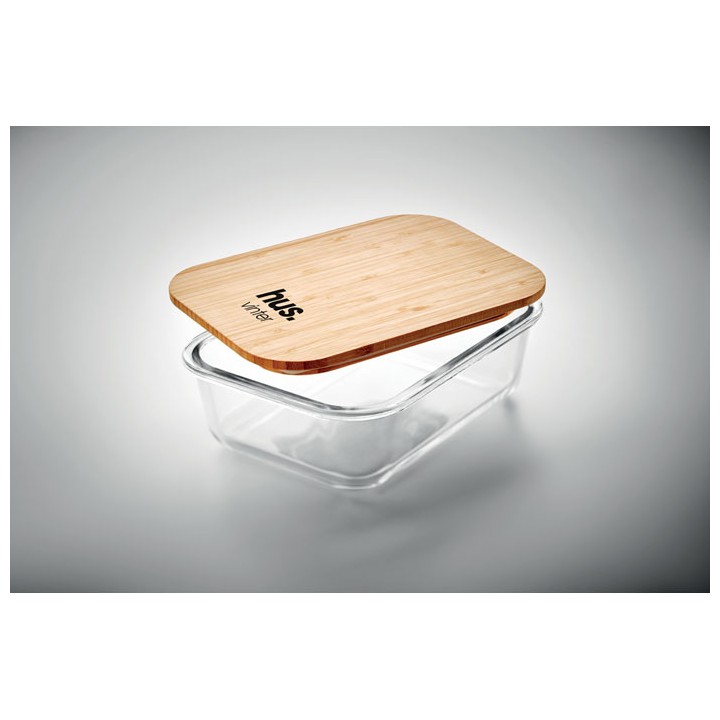 Lunchbox en verre et bambou