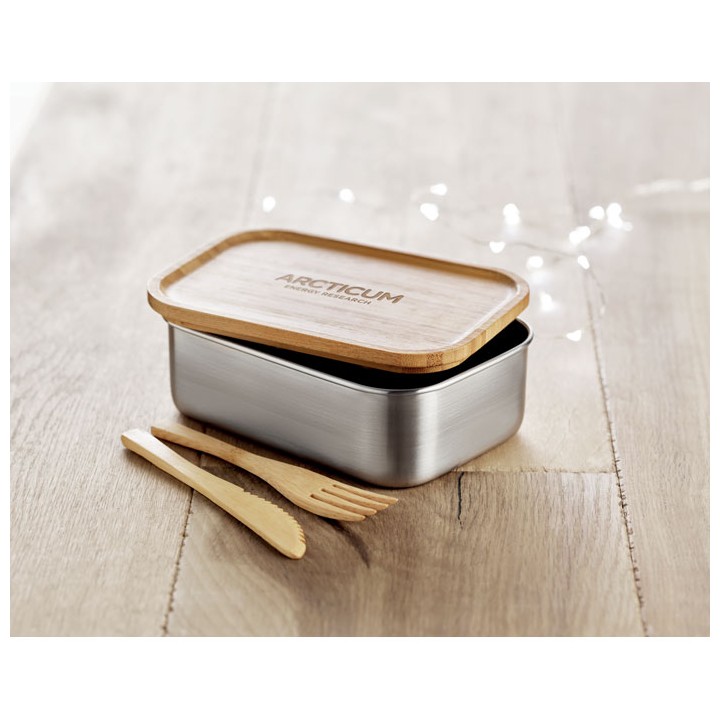 Lunch box en acier inox. 600ml