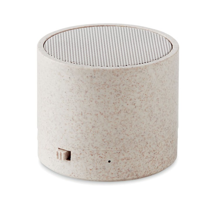 Haut-parleur s/ fil paille blé