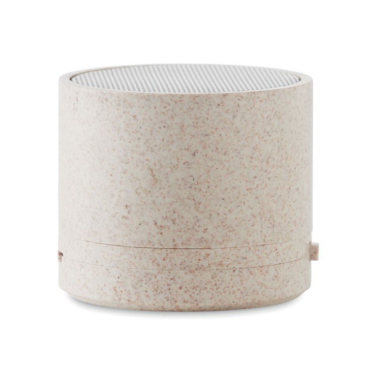 Haut-parleur s/ fil paille blé