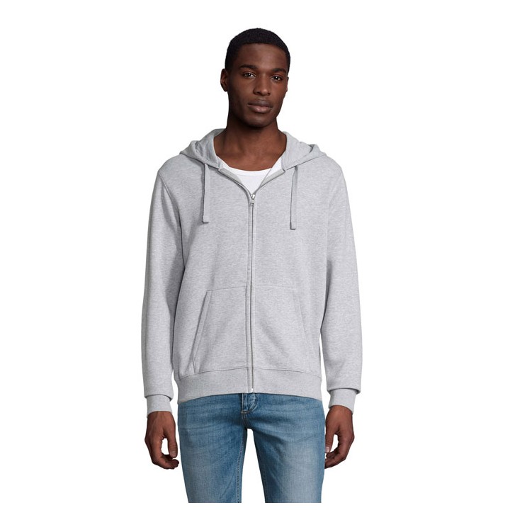 SPIKE MEN VESTE ZIP CAPUCHE