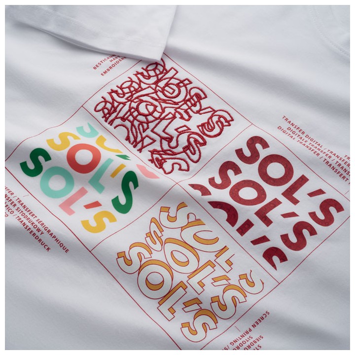Le kit d’échantillons de T-shirts SOL’S