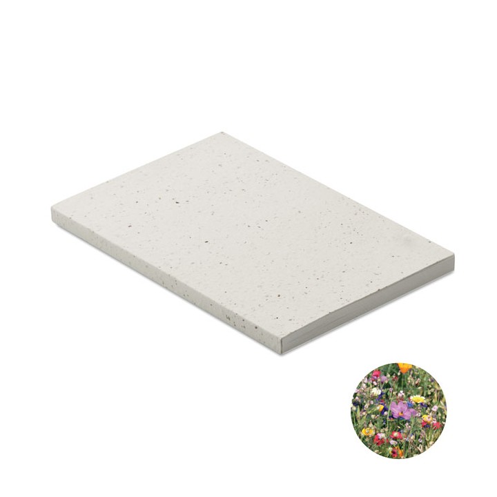 Carnet A5 couv. papier semence