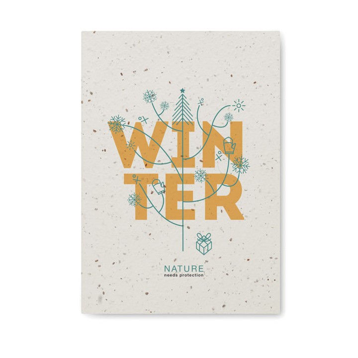 Carnet A5 couv. papier semence