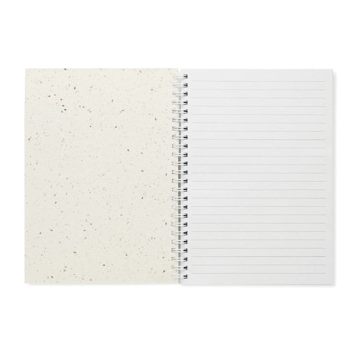 Carnet A5 couv. papier semence