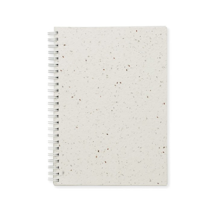 Carnet A5 couv. papier semence