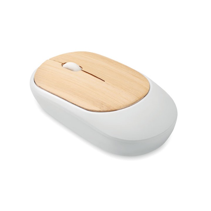 Souris sans fil en bambou