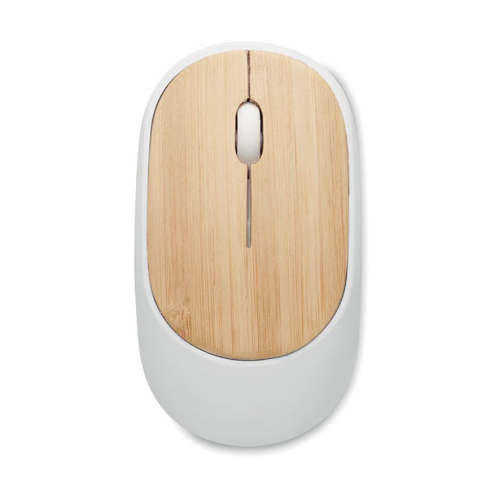 Souris sans fil en bambou