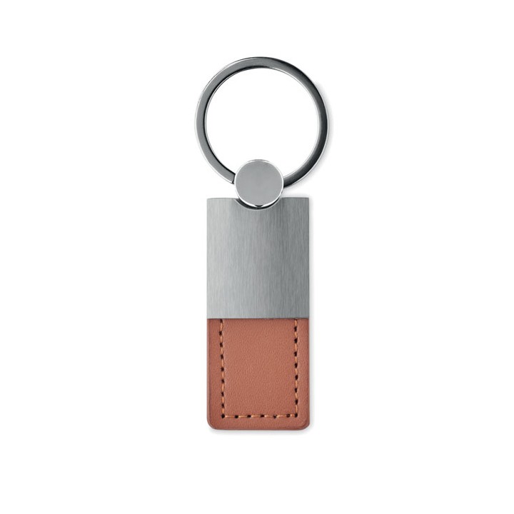 Porte-clés PU et métal