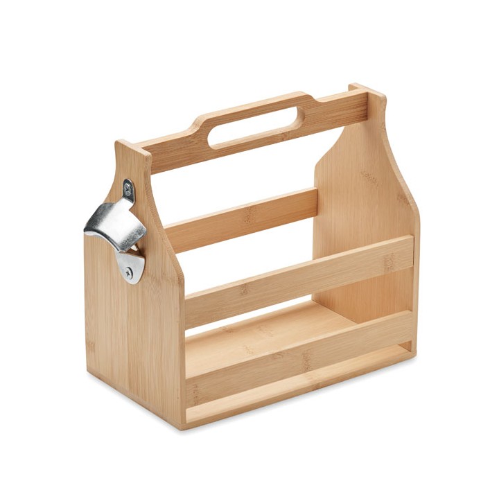 Caisse à bouteilles en bambou