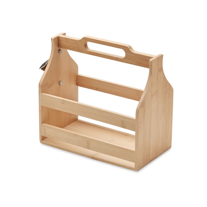 Caisse à bouteilles en bambou