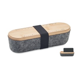 Trousse  en feutre RPET