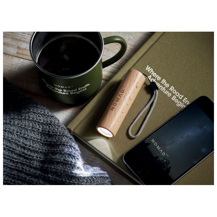 Torche rechargeable en bois