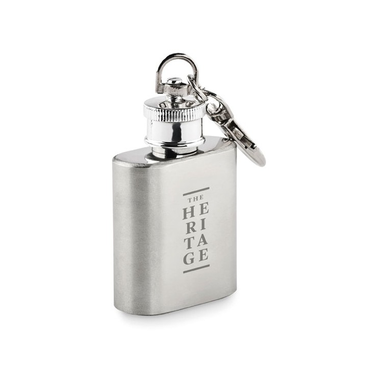 Porte-clés avec mini flasque