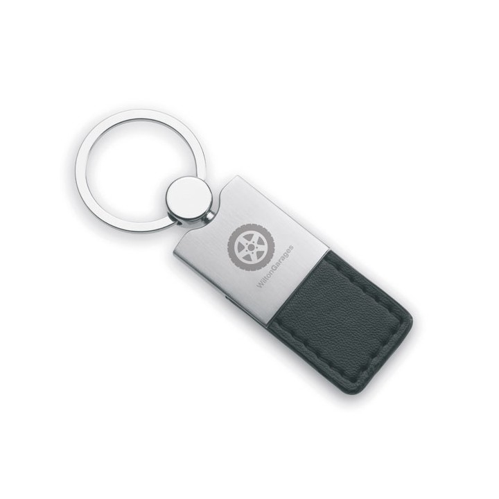 Porte-clés PU et métal