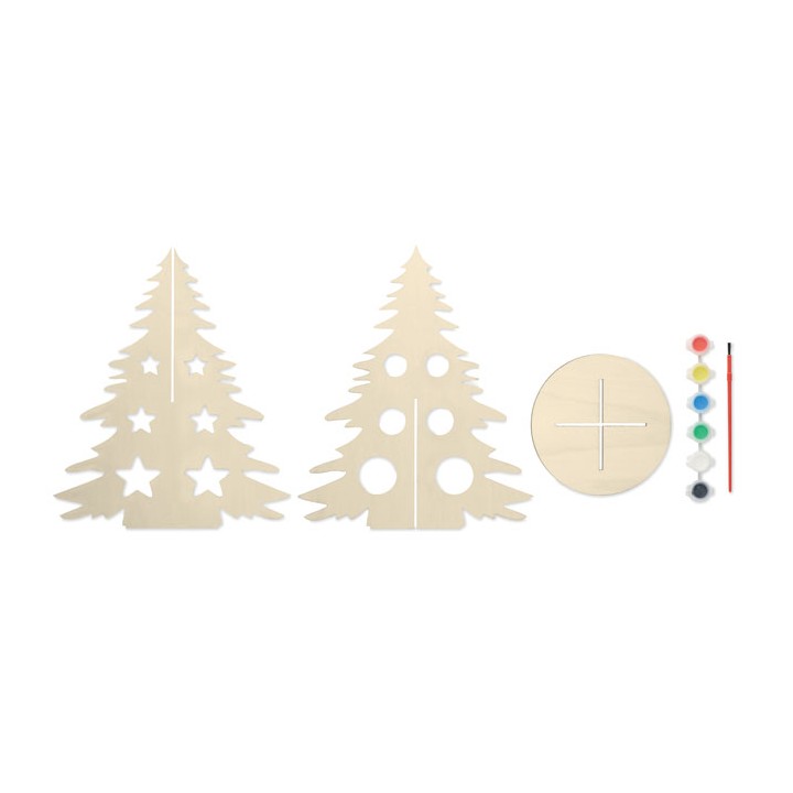Sapin de Noël en bois