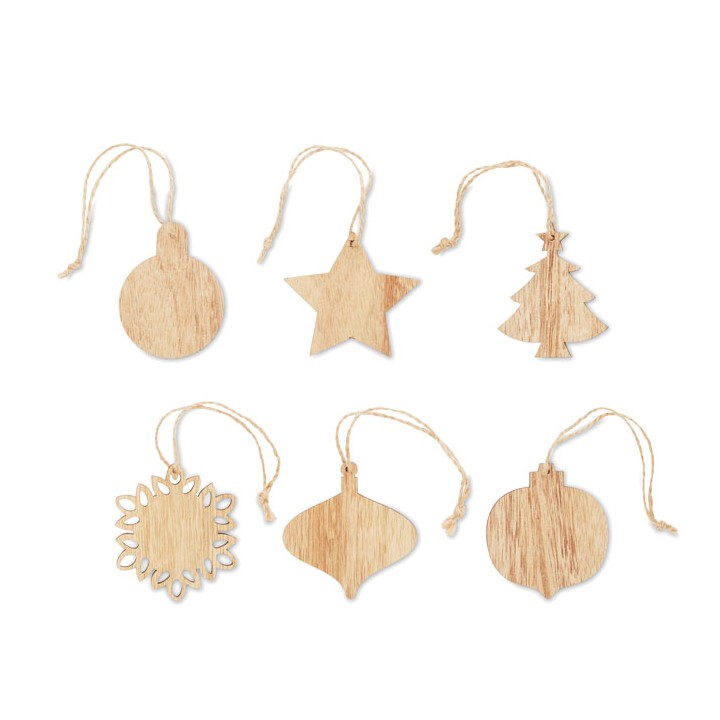 Décorations de Noël en bois