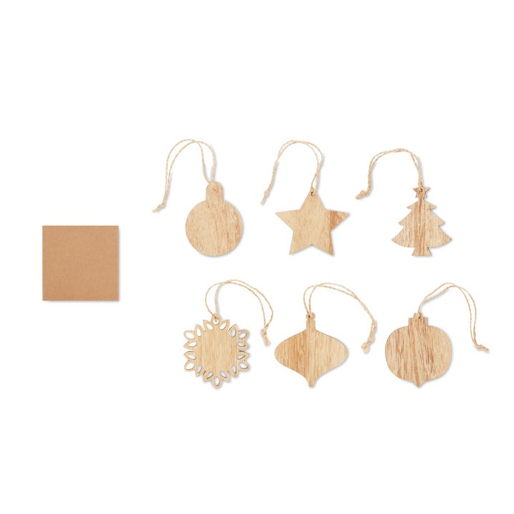 Décorations de Noël en bois