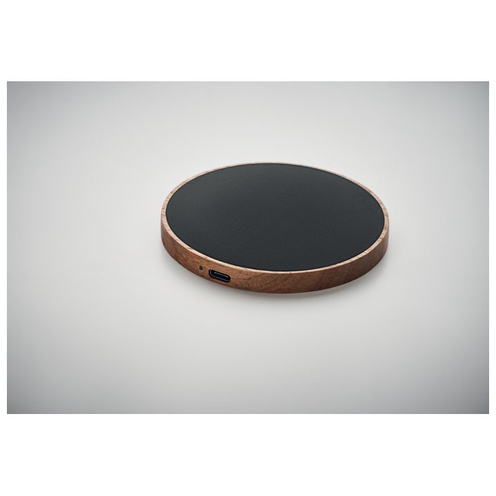 Chargeur sans fil en acacia 15W