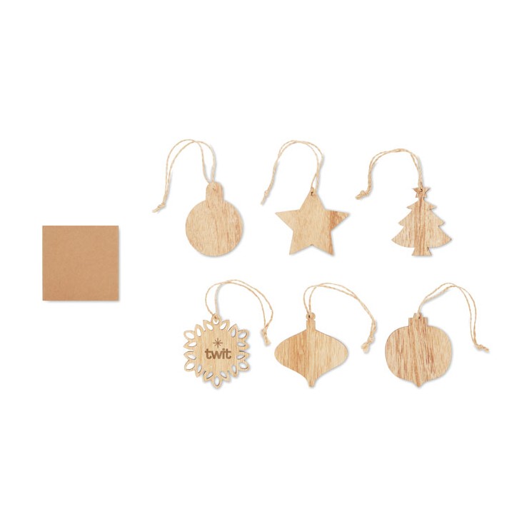 Décorations de Noël en bois