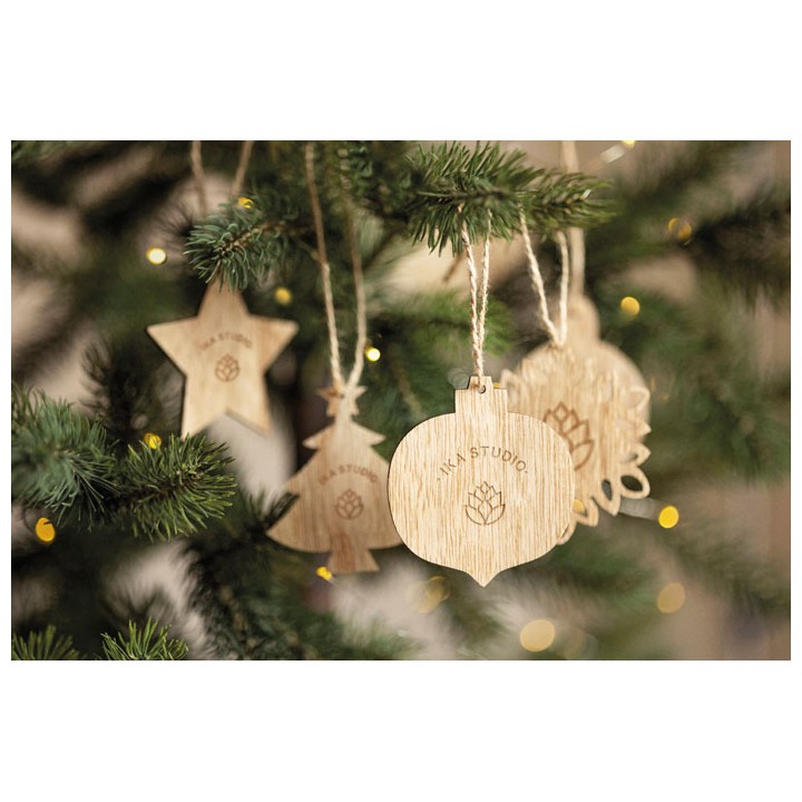 Décorations de Noël en bois