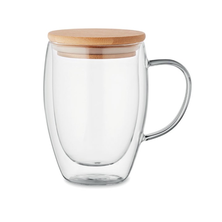 Mug en verre double paroi 350ml