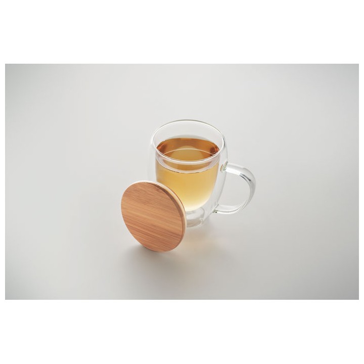 Mug en verre double paroi 350ml