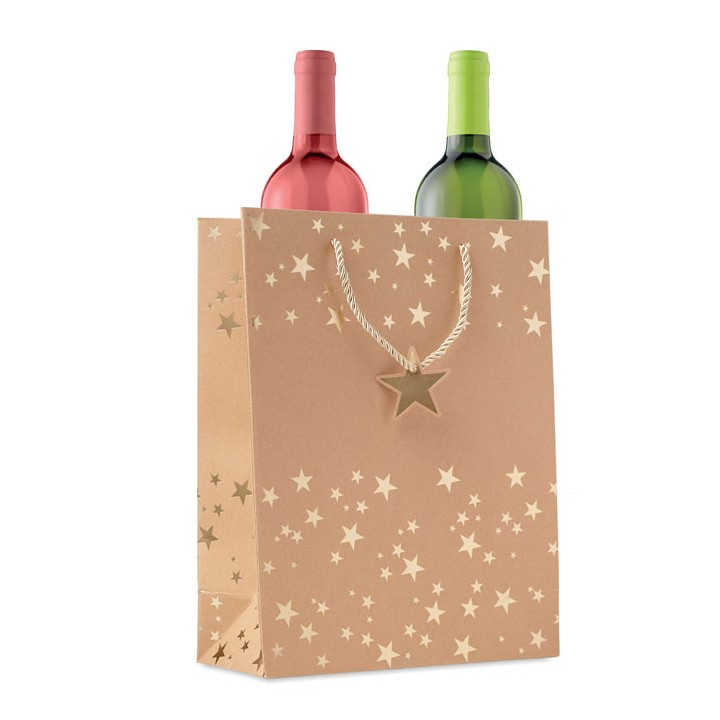 Sac cadeau en papier à motifs