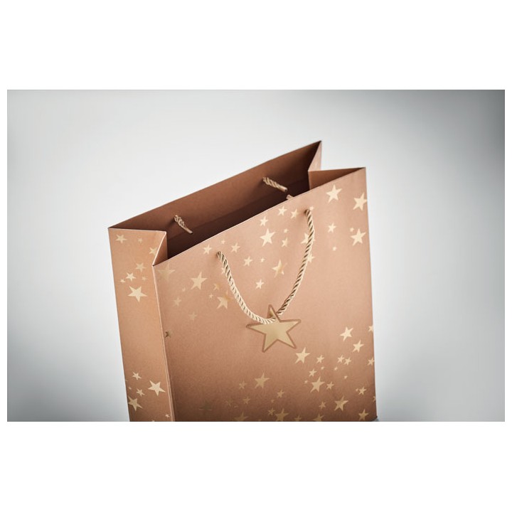 Sac cadeau en papier à motifs