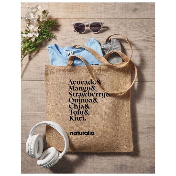 Sac shopping en jute