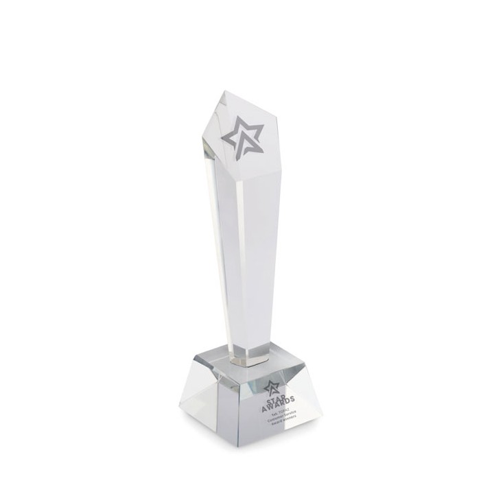 Prix en cristal dans un coffret