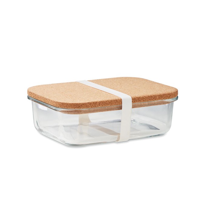 Lunchbox en verre & liège