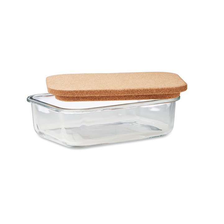 Lunchbox en verre & liège