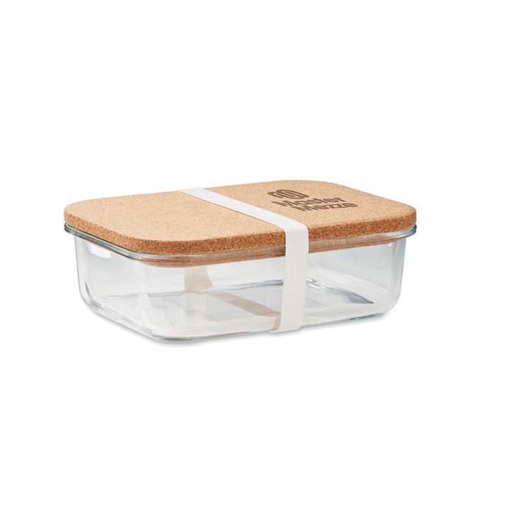 Lunchbox en verre & liège