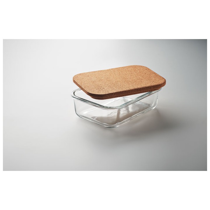 Lunchbox en verre & liège