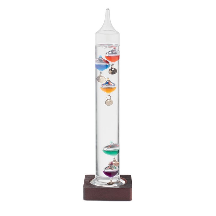 Thermomètre Galileo verre 28cm