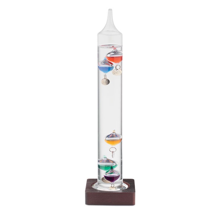 Thermomètre Galileo verre 28cm