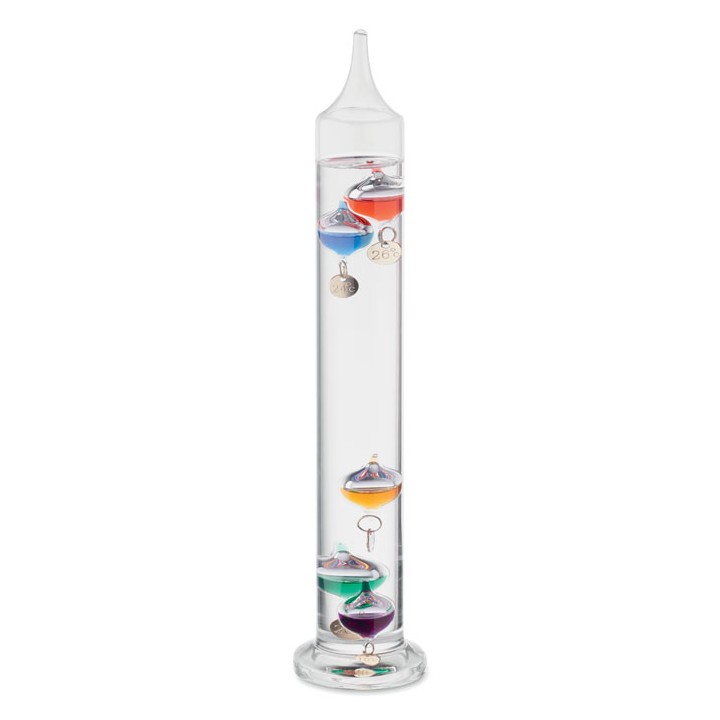 Thermomètre Galileo verre 28cm
