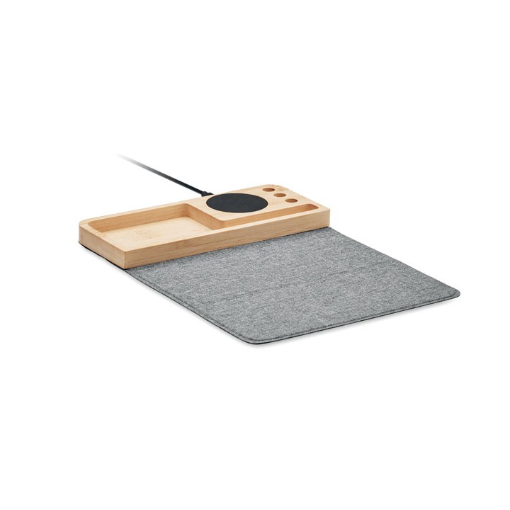 Chargeur sans fil bambou 15W