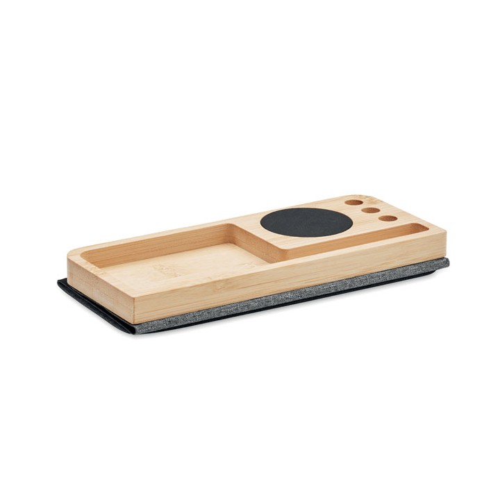 Chargeur sans fil bambou 15W