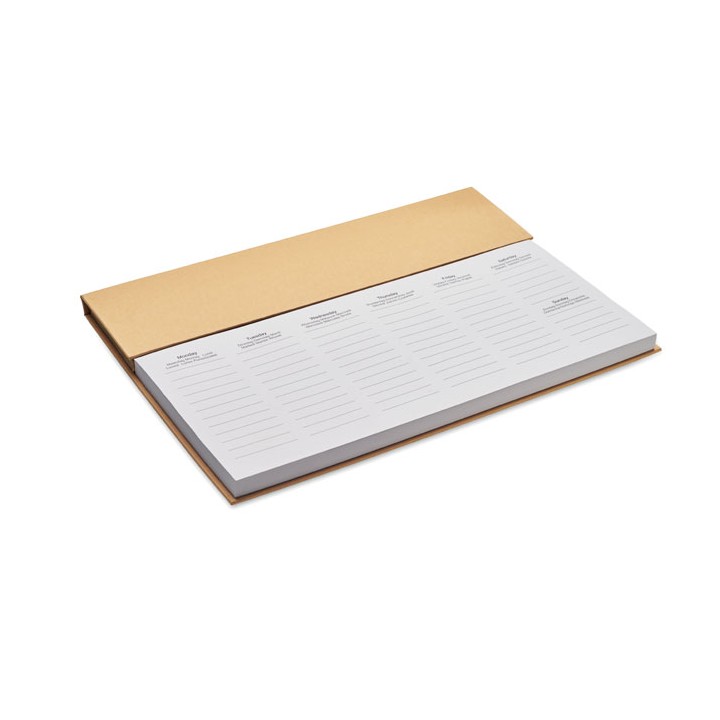 Agenda hebdomadaire de bureau
