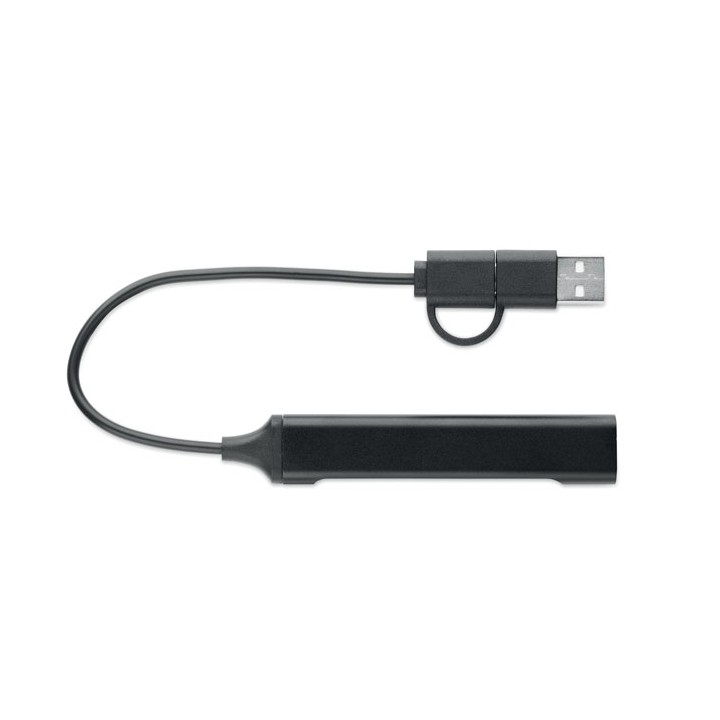 Hub USB 4 ports 19 cm