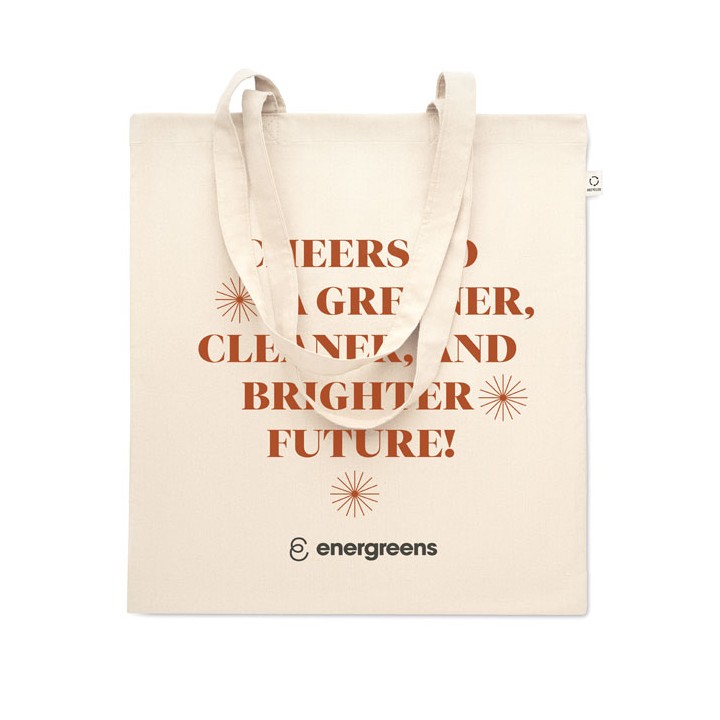 Sac shopping en coton recyclé