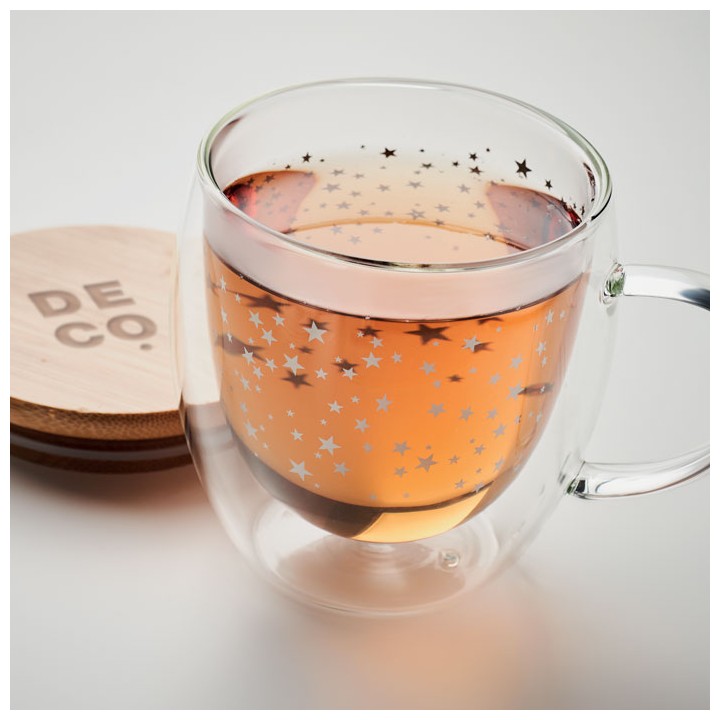 Tasse double paroi en verre