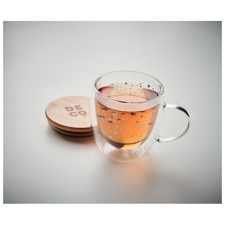 Tasse double paroi en verre